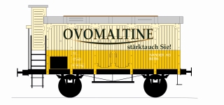 BuBi Model H040089 - H0 -  Bierwagen Ovomaltine